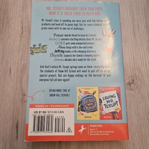 Mr. Terupt (paperback) Book Lot - by Rob Buyea - Picture 5 of 9